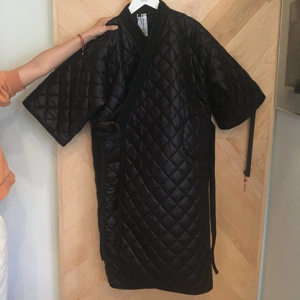 Handmade Japanese Kimono Puffer Jacket from Turkey